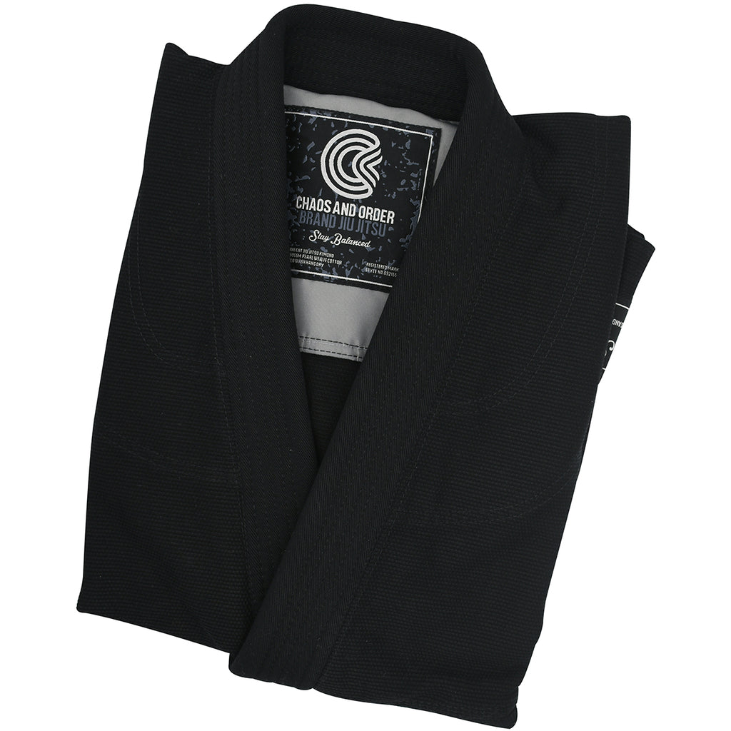 Chaos and Order Static Label BJJ Kimono - Black – Chaos and Order