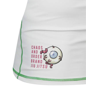 Chaos and Order Z-Series Premium Long Sleeve Jiu-Jitsu Rashguard - White